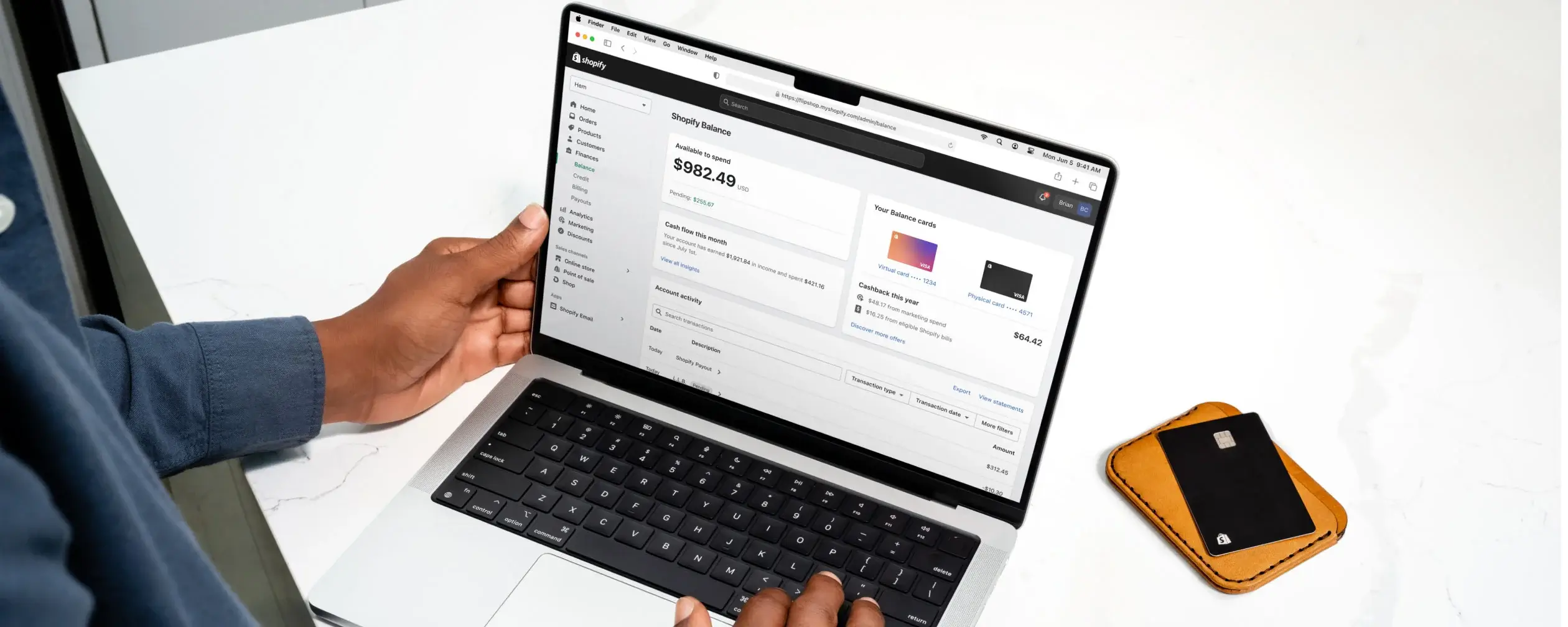 Your Business Financial Account | Shopify Balance